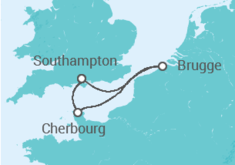 France, Belgium Cruise itinerary  - MSC Cruises