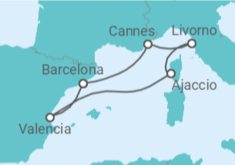 France, Italy, Spain Cruise itinerary  - Cunard