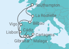 Spain, Portugal, Gibraltar Cruise itinerary  - Princess Cruises