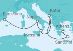 Athens to Barcelona Cruise itinerary  - Princess Cruises