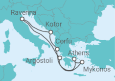 Greek Islands & Montenegro Cruise itinerary  - Royal Caribbean