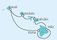 Hawaii Cruise +Hotel +Flights Cruise itinerary  - Norwegian Cruise Line