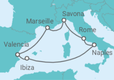 Italy & Ibiza Cruise itinerary  - Costa Cruises