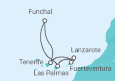 Canary Islands Cruise itinerary  - AIDA