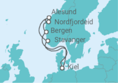 Norway Cruise itinerary  - AIDA