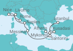 Turkey, Greece, Italy, France Cruise itinerary  - Norwegian Cruise Line