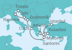 Italy, Croatia, Greece, Turkey Cruise itinerary  - Norwegian Cruise Line