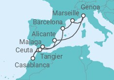 Spain & Morocco Cruise itinerary  - MSC Cruises