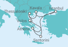 Eclectic Aegean Cruise itinerary  - Celestyal Cruises