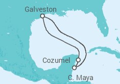 Czm Plus - West Car Cruise itinerary  - Carnival Cruise Line