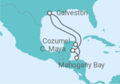Ex Western Caribbean Cruise itinerary  - Carnival Cruise Line