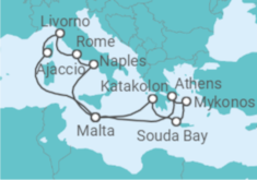 Greece, Malta, France, Italy Cruise itinerary  - PO Cruises