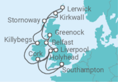 British Isles Cruise itinerary  - PO Cruises