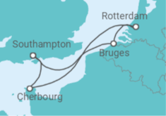 France, Holland, Belgium Cruise itinerary  - PO Cruises