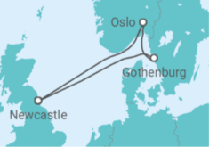 Scandinavia Easter City Break Cruise itinerary  - Fred Olsen