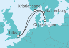 Maiden Nordic Voyage Cruise itinerary  - Ambassador Cruise Line