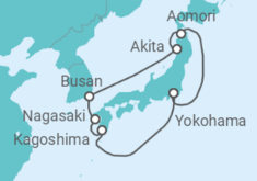 Japan Circumnavigation Cruise itinerary  - Cunard