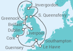 British Isles & Paris Cruise itinerary  - Princess Cruises