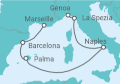 Italy, Spain Cruise itinerary  - MSC Cruises