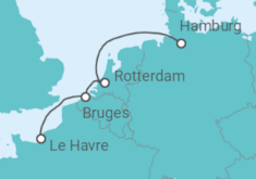 Le Havre to Hamburg Cruise itinerary  - MSC Cruises