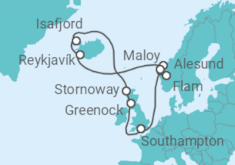 Scotland, Iceland & Norway Cruise itinerary  - MSC Cruises