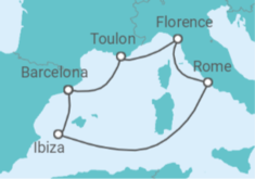 Irresistible Med & Rome Cruise itinerary  - Virgin Voyages
