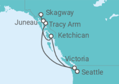 Alaska Cruise Cruise itinerary  - Carnival Cruise Line