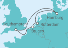 Germany, Holland, Belgium Cruise itinerary  - PO Cruises