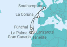 Spain, Portugal, Gibraltar Cruise itinerary  - PO Cruises