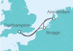 Belgium, Holland Cruise itinerary  - PO Cruises