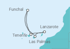 Canary Islands Cruise itinerary  - PO Cruises