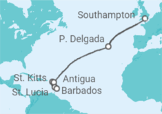 Caribbean Fly-Cruise Cruise itinerary  - PO Cruises