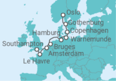 Sweden, Denmark, Germany, Holland, Belgium, France Cruise itinerary  - Norwegian Cruise Line