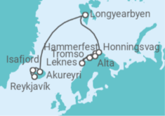 Tromso (Norway) to Reykjavik (Iceland) Cruise itinerary  - Norwegian Cruise Line