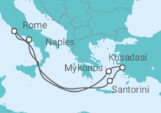 Italy, Greece & Turkey +Hotel +Flights Cruise itinerary  - Royal Caribbean
