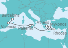 Greece, Italy, Spain Cruise itinerary  - Royal Caribbean