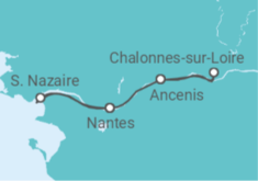 The Loire Valley, a Royal legacy (port-to-port cruise) Cruise itinerary  - CroisiEurope