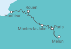 The Meandering Seine (port-to-port cruise) Cruise itinerary  - CroisiEurope
