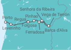 Porto, the Douro valley (Portugal) and Salamanca (Spain)  (port-to-port cruise) Cruise itinerary  - CroisiEurope