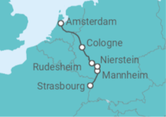 The romantic Rhine valley and Holland (port-to-port cruise) Cruise itinerary  - CroisiEurope