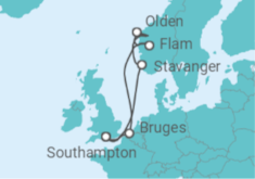 Norwegian Fjords & Bruges Cruise itinerary  - Royal Caribbean
