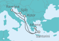 Montenegro, Greece, Croatia Cruise itinerary  - Royal Caribbean