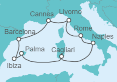 Spain, Italy, France Cruise itinerary  - Norwegian Cruise Line