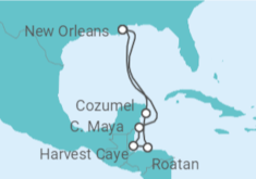 Honduras, Mexico Cruise itinerary  - Norwegian Cruise Line