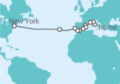 Civitavecchia (Rome) to New York Cruise itinerary  - Norwegian Cruise Line