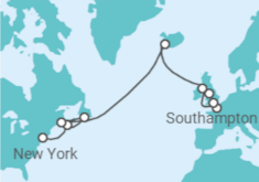 Canada, Antigua And Barbuda, Iceland, United Kingdom, France Cruise itinerary  - Norwegian Cruise Line