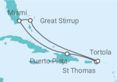 The Virgin Islands Cruise itinerary  - Norwegian Cruise Line