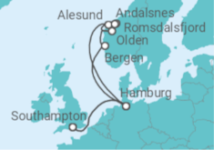 Germany, Norway Cruise itinerary  - Cunard