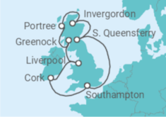 British Isles Cruise itinerary  - Cunard