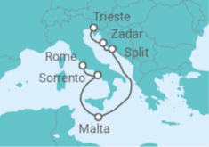 Croatia, Malta, Italy Cruise itinerary  - Cunard